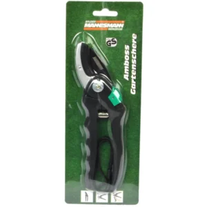 BRÜDER MANNESMANN Amboss-Gartenschere, schwarz/grün