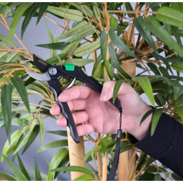 BRÜDER MANNESMANN Bypass-Gartenschere, schwarz/grün 3 BRUeDER-MANNESMANN Bypass-Gartenschere, schwarz-grün, präzise Schnitte, ergonomischer Griff, ideal für Gartenliebhaber.