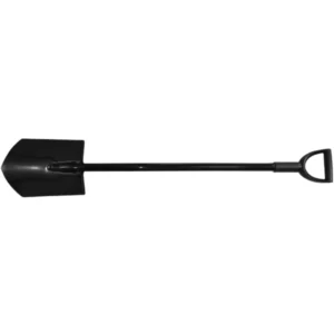Bester günstiger Spaten unter 30 € für den Garten 2025 – Mein Test mit Empfehlungen 2 BRÜDER MANNESMANN Metall-Spaten, Länge: 1.180 mm, schwarz