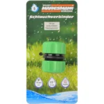 BRÜDER MANNESMANN Schlauchverbinder, 1/2", grün/schwarz