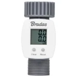 Bradas Digitaler Wasserzähler WHITE LINE, 3/4", grau/weiß