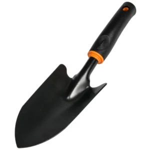 Bradas Garten-/Blumenkelle DE LUXE, Breite: 80 mm, schwarz