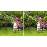 Bradas Kreisregner WHITE LINE, 4 Funktionen, mit Erdspieß