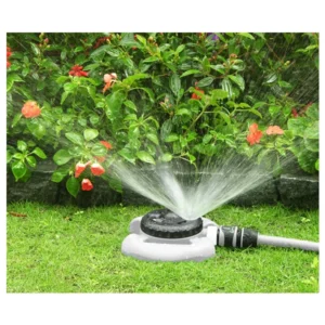 Bradas Rasensprenger WHITE LINE, 8 Funktionen, grau