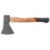 Bradas Universalaxt, Holzstiel, 390 mm, 1 kg – ideal für effizientes Holzspalten und vielseitige Gartenarbeiten.