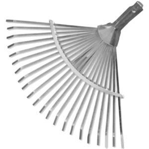 Bradas Verstell-Fächerrechen-Aufsatz, aus Aluminium