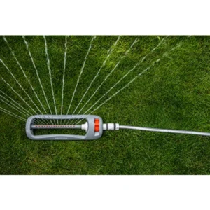 Bradas Viereckregner WHITE LINE, 16 Düsen, grau/orange