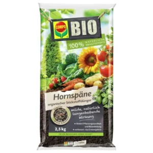 COMPO BIO Naturdünger Hornspäne, 2,5 kg Beutel