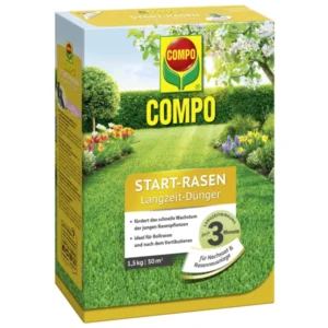 COMPO Start-Rasen Langzeit-Dünger, 1,5 kg für 50 qm