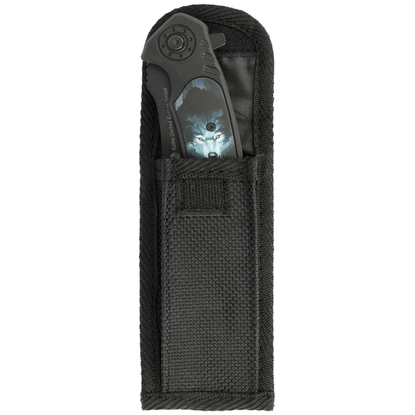 Clauss Klappmesser mit Tiermotiv Wolf, Klingenlänge: 85 mm 2 Clauss Klappmesser mit Wolf-Motiv, Klingenlänge 85 mm, ideal für Outdoor-Abenteuer und Jagdausflüge, langlebige Verarbeitung für höchste Ansprüche.