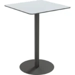 PAPERFLOW Garten-Stehtisch CROSS, (B)800 x (T)800 mm, grau