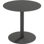 PAPERFLOW Gartentisch CROSS, Durchmesser: 600 mm, schwarz