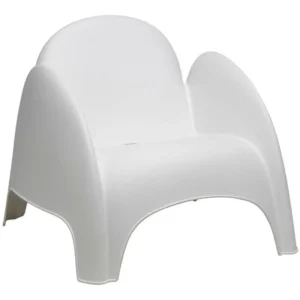 PAPERFLOW Kunststoff-Sessel DUMBO, weiß, 4er-Set