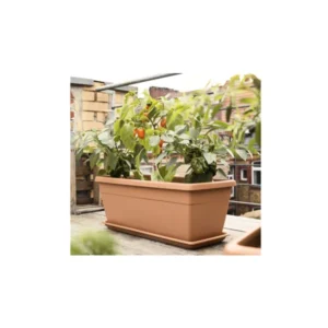 Poétic Pflanztrog My City Garden, (B)600 mm, terrakotta hell