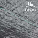 TerCasa Anti-Unkrautgewebe, 2 x 5 m, schwarz