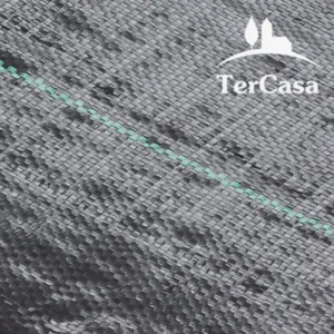 TerCasa Anti-Unkrautgewebe, 2 x 5 m, schwarz