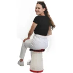 WEDO Teleskop-Hocker SITTOGLOW, aus Kunststoff, schwarz