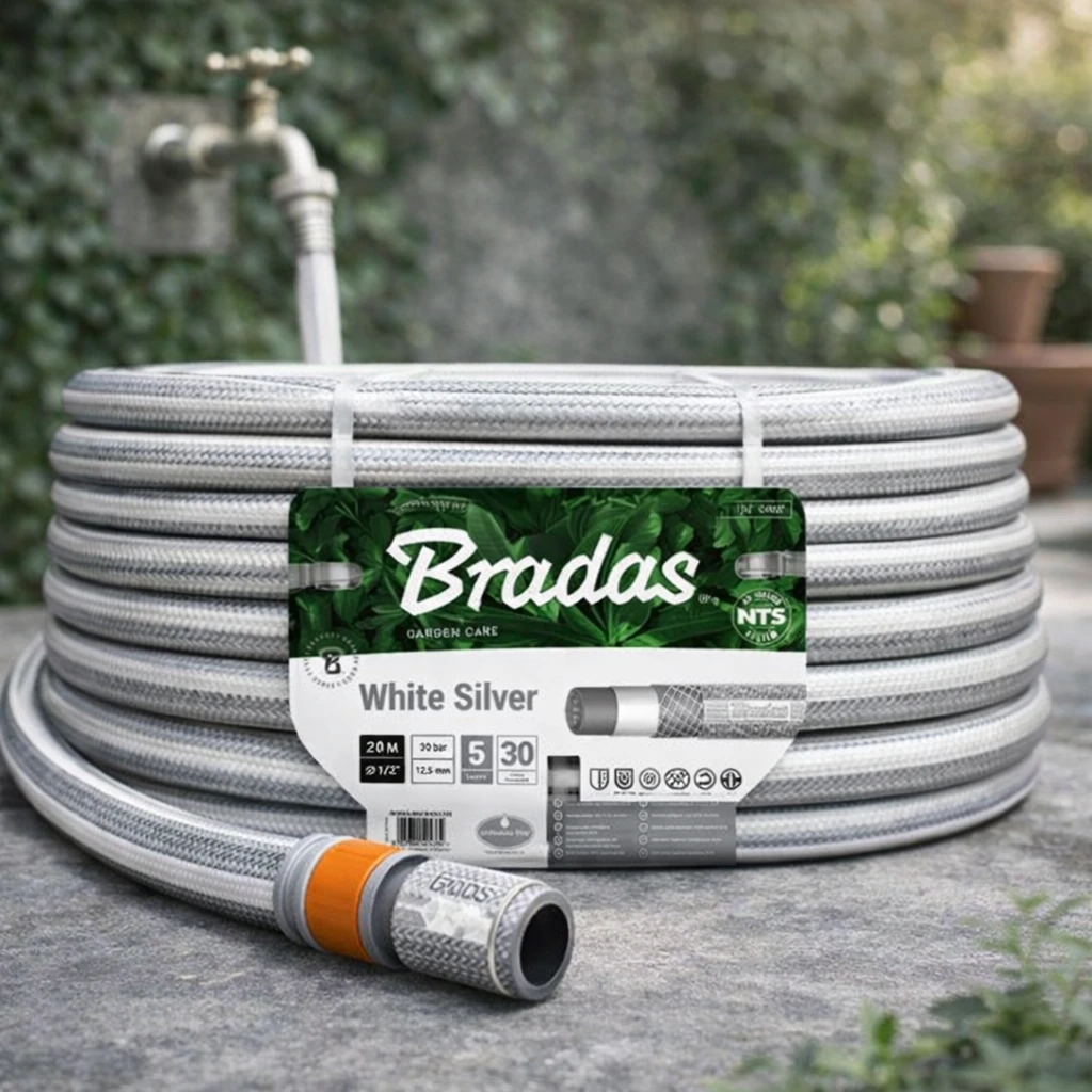 Bradas Gartenschlauch NTS WHITE SILVER