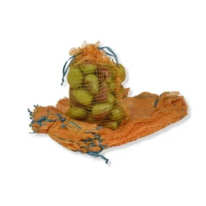 dm-folien Kartoffel-/Obstsäcke, orange, 10 kg, mit Zugband