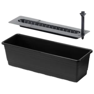 orthex Blumenkasten BALCONY, Breite: 750 mm, schwarz