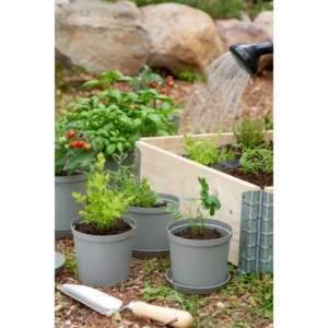 orthex Blumentopf CULTIVATE, Durchmesser: 160 mm, grau