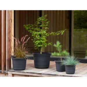 orthex Blumentopf EPOQUE, Durchmesser: 440 mm, schwarz