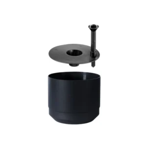 orthex Blumentopf PAULINA, Durchmesser: 200 mm, schwarz