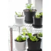 Orthex Untersetzer CULTIVATE, Durchmesser 120 mm, schwarz – ideal für Pflanzengefäße, robust und langlebig, schützt den Untergrund vor Wasserflecken.