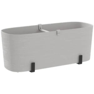 tera Blumenkasten-Set "Paros", inkl. Halter, cloud