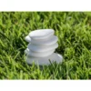 Tera Dekosteine in Weiß, Größe L, ideal zur kreativen Gartengestaltung, langlebig und UV-beständig für eine stilvolle Umgebung.