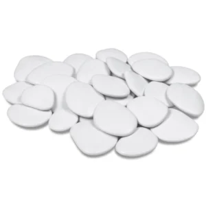 tera Dekosteine "Pebbles", Größe S, weiß