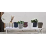 tera Pflanzgefäß "Andromeda", Durchmesser: 480 mm, fog grey