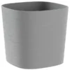 Pflanzgefäß Capri 240 mm, modernes Design in Waldgrün, ideal für Innen- und Außenbereich, langlebig und UV-beständig.
