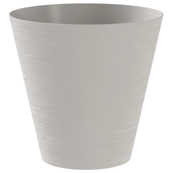 Tera Pflanzgefäß Hoop, Durchmesser 160 mm, stilvolles Design in Wolkenfarbe, ideal für blühende Pflanzen und kleine Balkone.