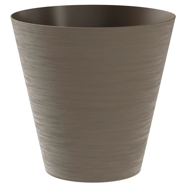 tera Pflanzgefäß Hoop, 300 mm Durchmesser, stilvolles Design in Wolkenfarbe, ideal für moderne Gärten und Terrassen.