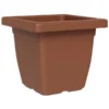 Pflanzkübel Nazca 390 mm anthrazit, elegant und robust, ideal für kreative Balkon- und Terrassengestaltung.