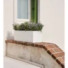 tera Pflanztrog Schio Cassa 80 cm in Smoke, aus robustem, wetterfestem Material, ideal für Balkon und Terrasse, stilvoll und funktional.