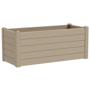 tera Pflanztrog "Trama 002", Breite: 1.000 mm, almond