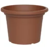 Terra-Kotta-Untersetzer Auro, rund, Durchmesser 460 mm, ideal für Pflanzgefäße zur optimalen Wasserregulierung und Schonung Ihrer Möbel.