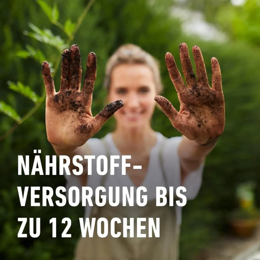 COMPO SANA Balkon- und Kübelpflanzenerde, 50 Liter, ideal für gesunde Pflanzen auf Balkon und Terrasse, torffrei und nährstoffreich.
