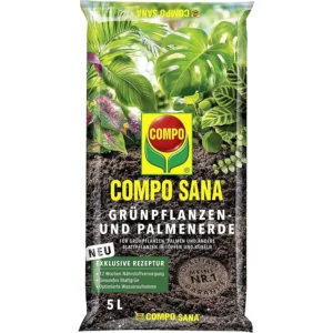 COMPO SANA Grünpflanzen- und Palmenerde, 5 Liter