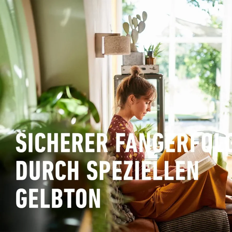 COMPO BIO Gelbtafeln, insektizidfrei, 6 Stück, ideal gegen fliegende Schädlinge in Pflanzen, umweltfreundlich und effektiv für Garten und Balkon.