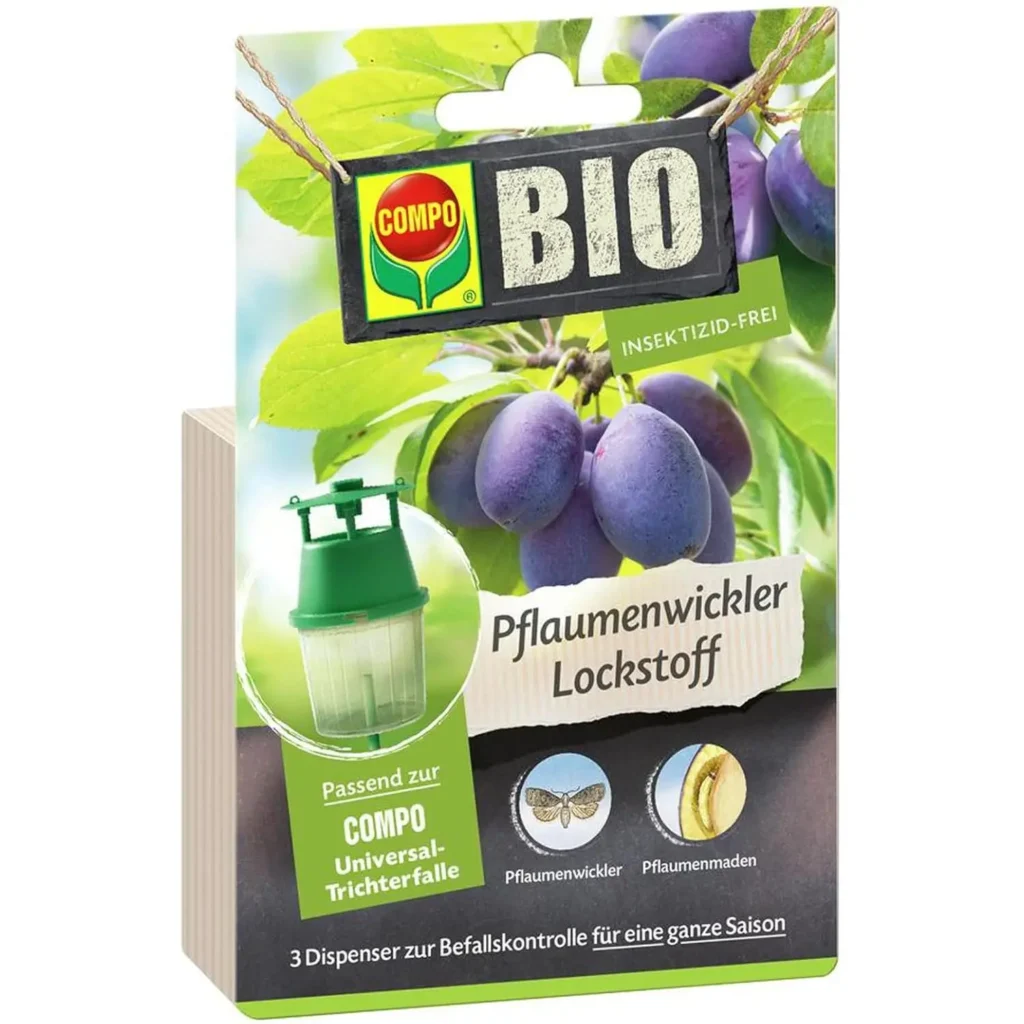 COMPO BIO Universal-Trichterfalle aus robustem Kunststoff, 1 Stück, effektiv gegen Schädlinge und ideal für Bio-Gärten.