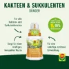 COMPO Kakteen- und Sukkulentendünger, 250 ml Dosierflasche, ideal für gesunde, prächtige Pflanzen in trockenen Klimazonen.
