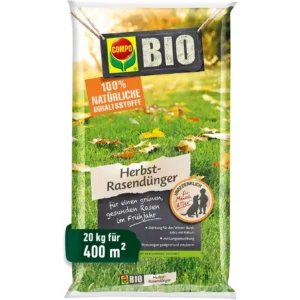 COMPO BIO Herbstrasen-Dünger, 20 kg für 400 qm