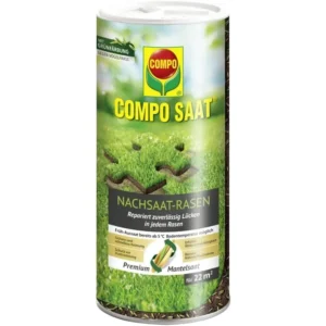 COMPO SAAT Nachsaat-Rasen, 440 g für 22 qm, Streudose