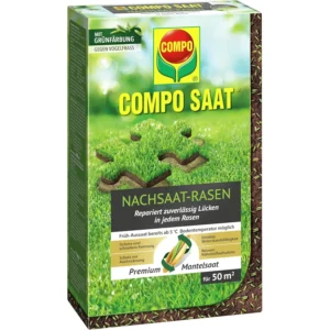 COMPO SAAT Nachsaat-Rasen, 1 kg für 50 qm