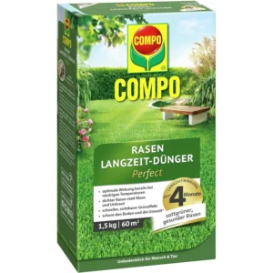 COMPO Rasen Langzeit-Dünger Perfect, 1,5 kg für 60 qm