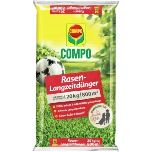 COMPO Rasen-Langzeitdünger, 20 kg für 800 qm