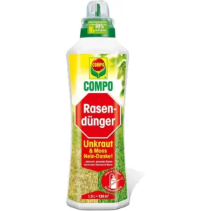 COMPO Rasendünger Unkraut & Moos - Nein danke, 1,3 Liter